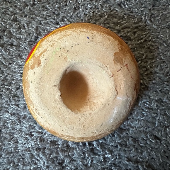 Vintage Hand-Painted Acapulco Mexico Sombrero Ceramic Ashtray/Trinket Tray - Picture 2 of 2